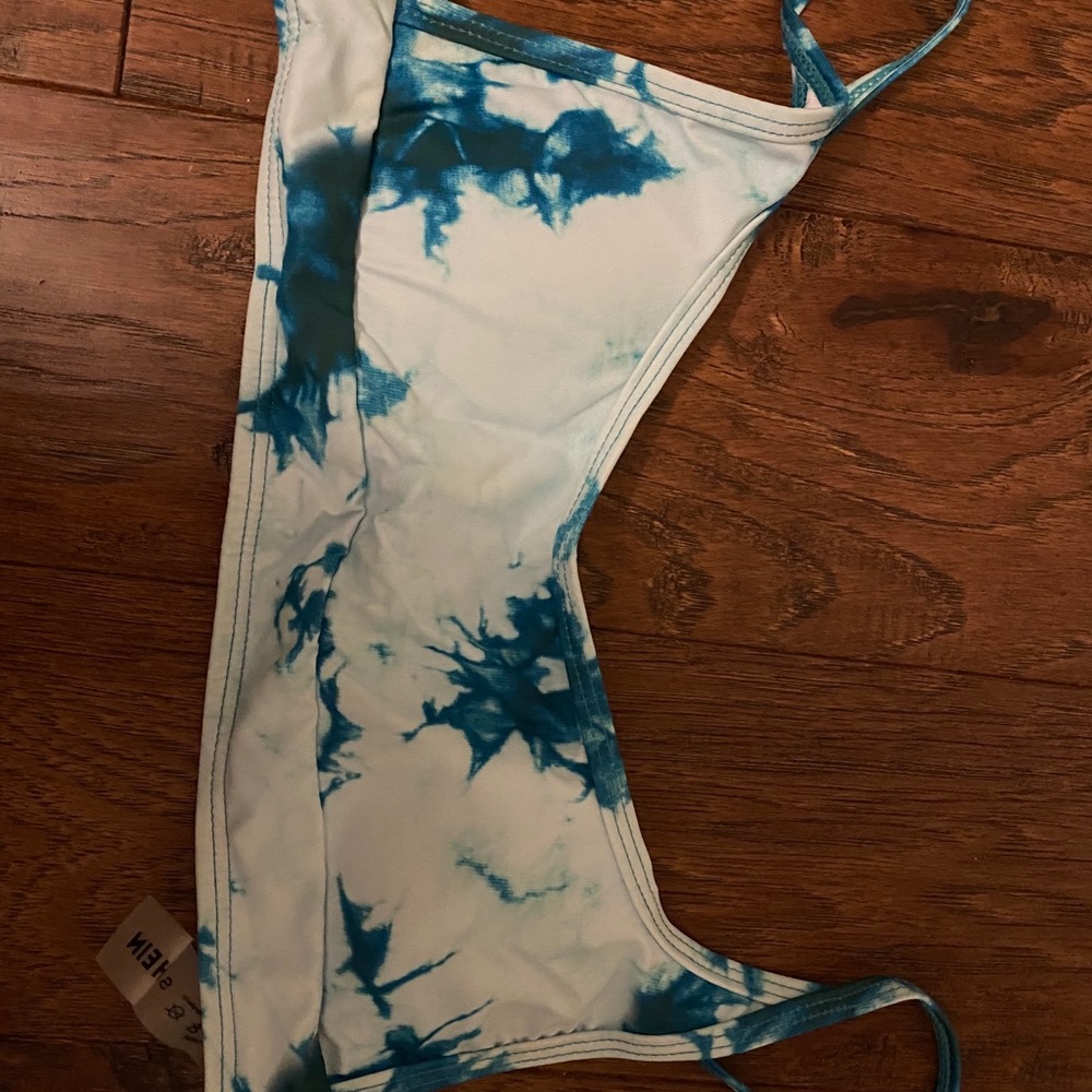 blue tie dye set from shein